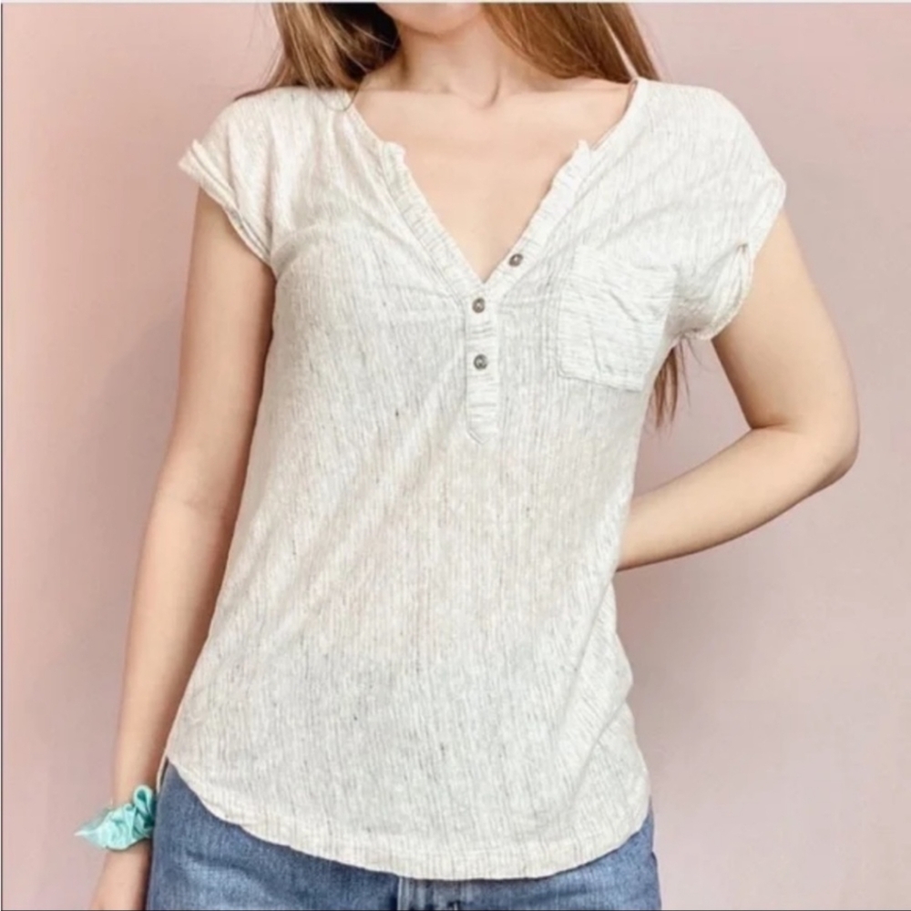 100% Linen Pocket Tee